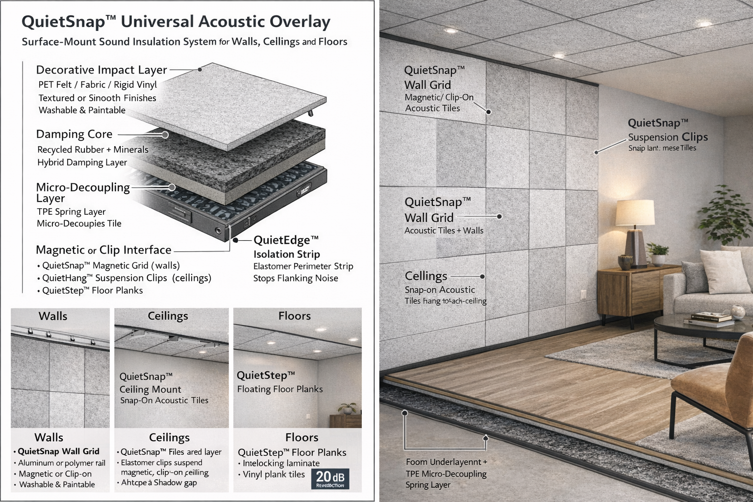 audio acoustic insulation home