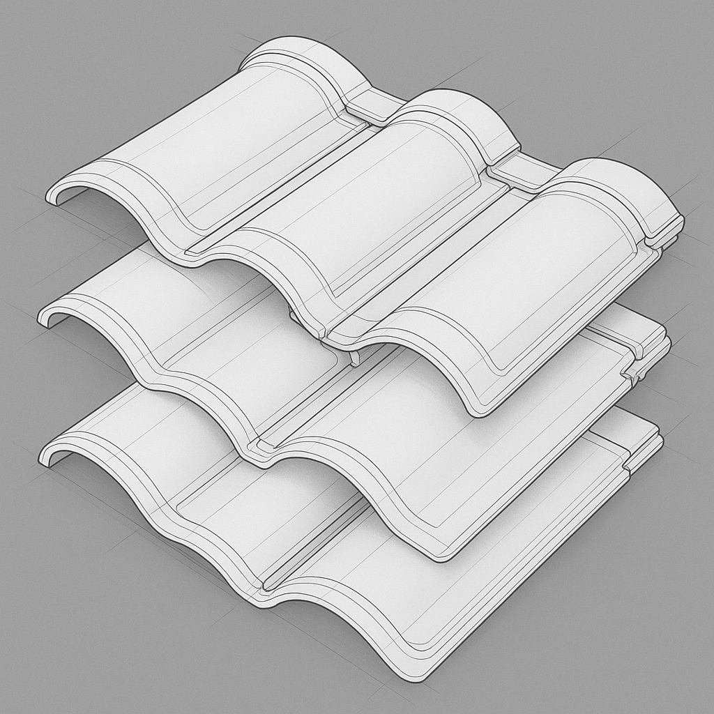 roof tiles wind rain