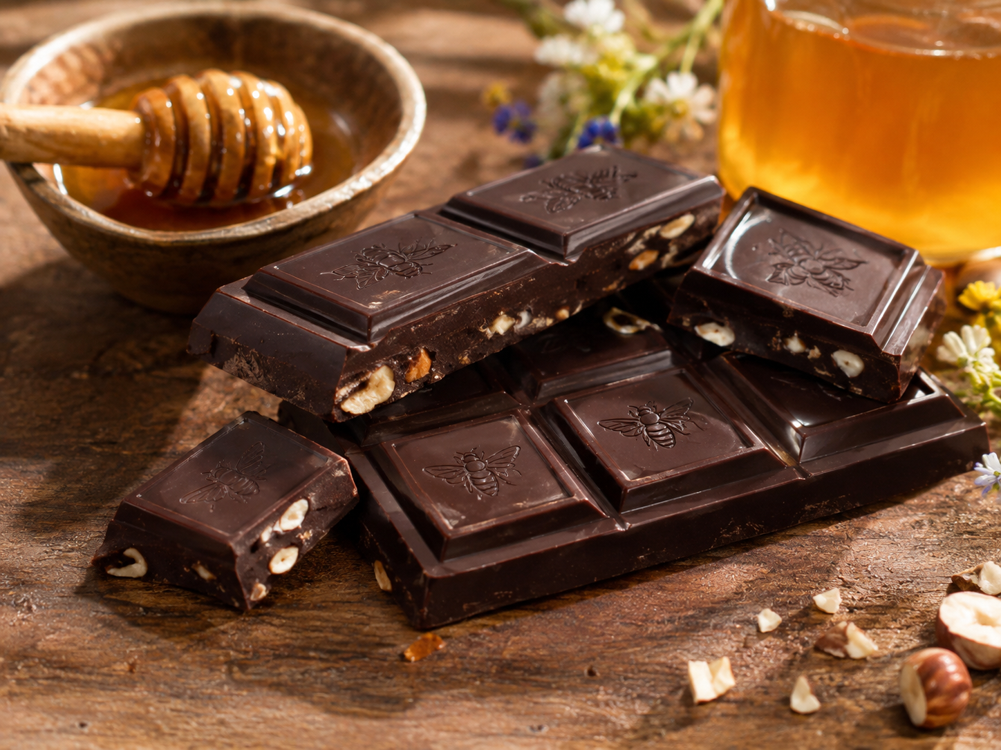 bee chocolate honey nature