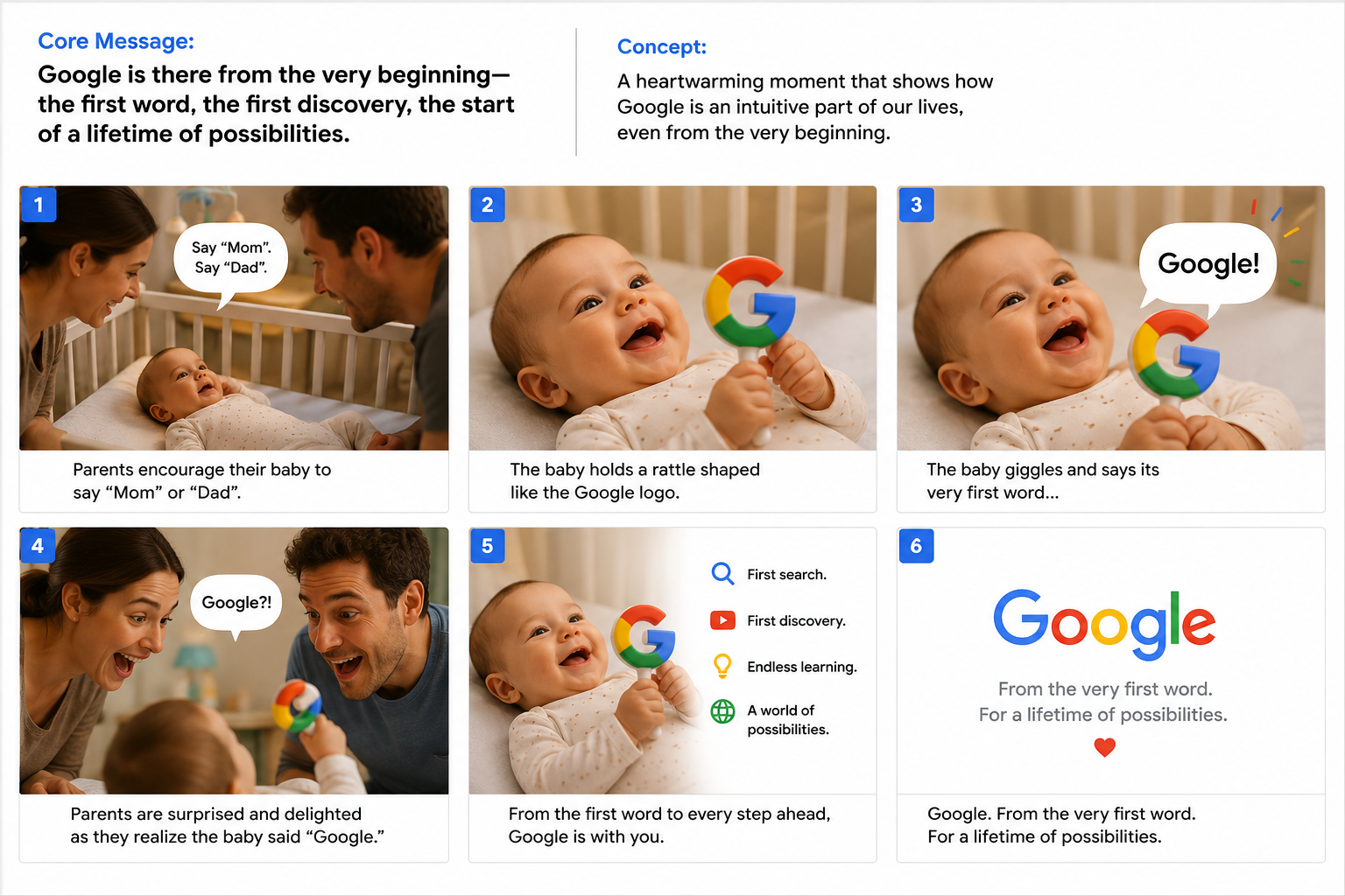 Google advertising campaign baby