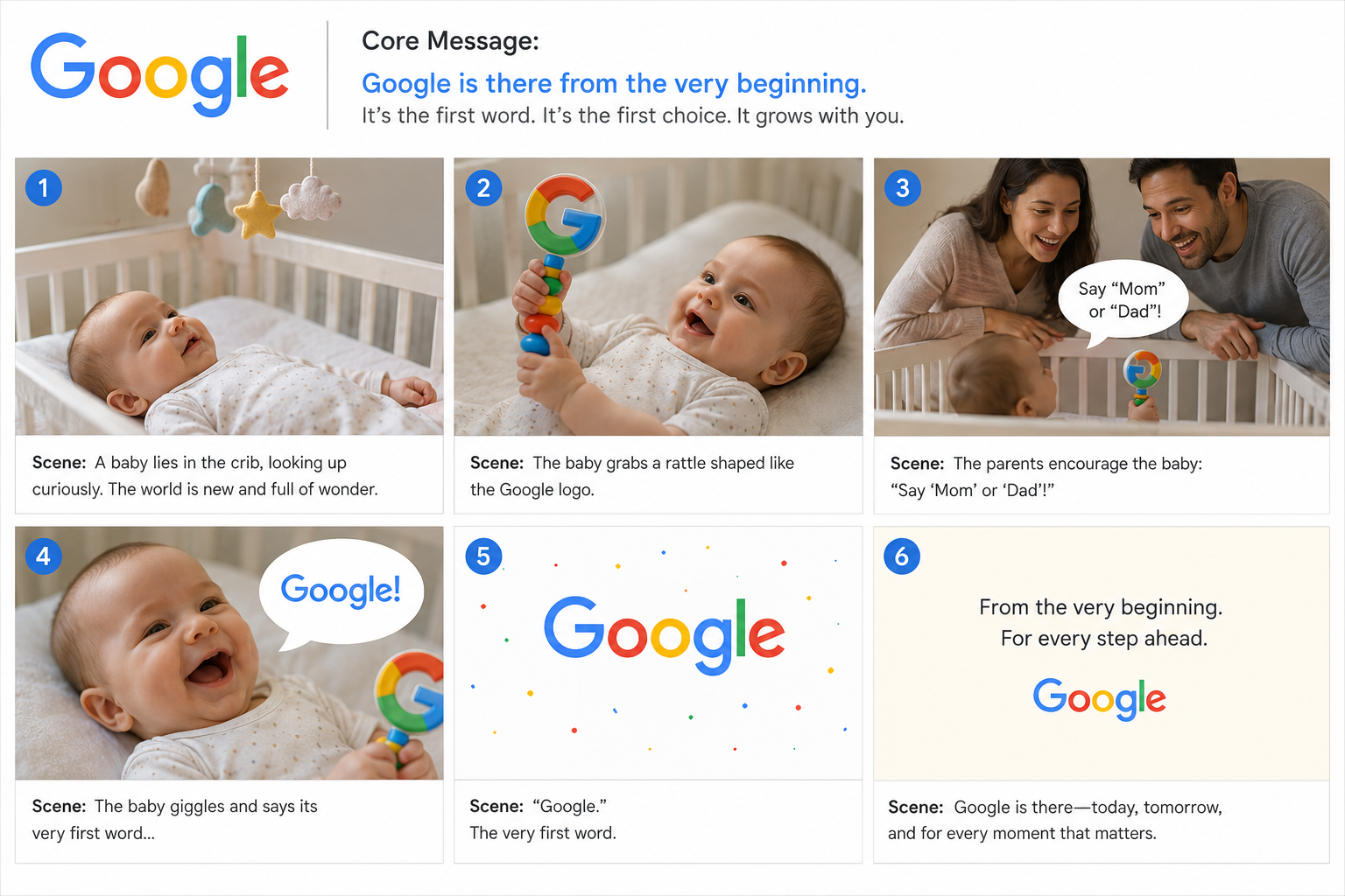 Google advertising campaign baby