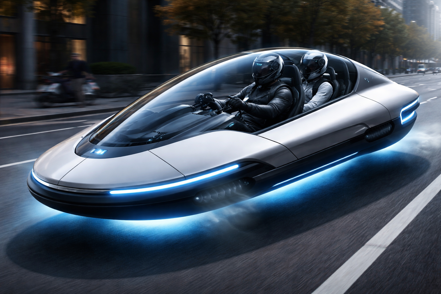 electric hovercraft motorcycle ecofriendly